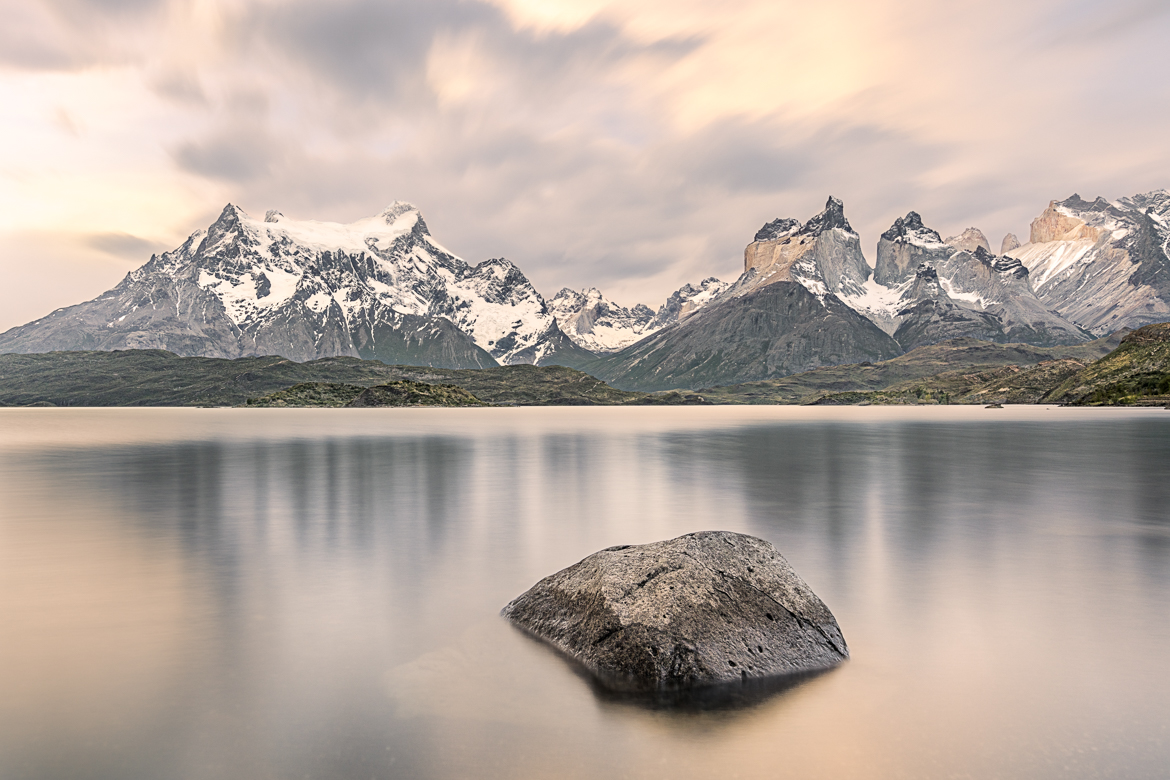 Torres Del Paine From Lago Pehoé | Torres Del Paine National Park, Patagonia, Chile | Oct 2019